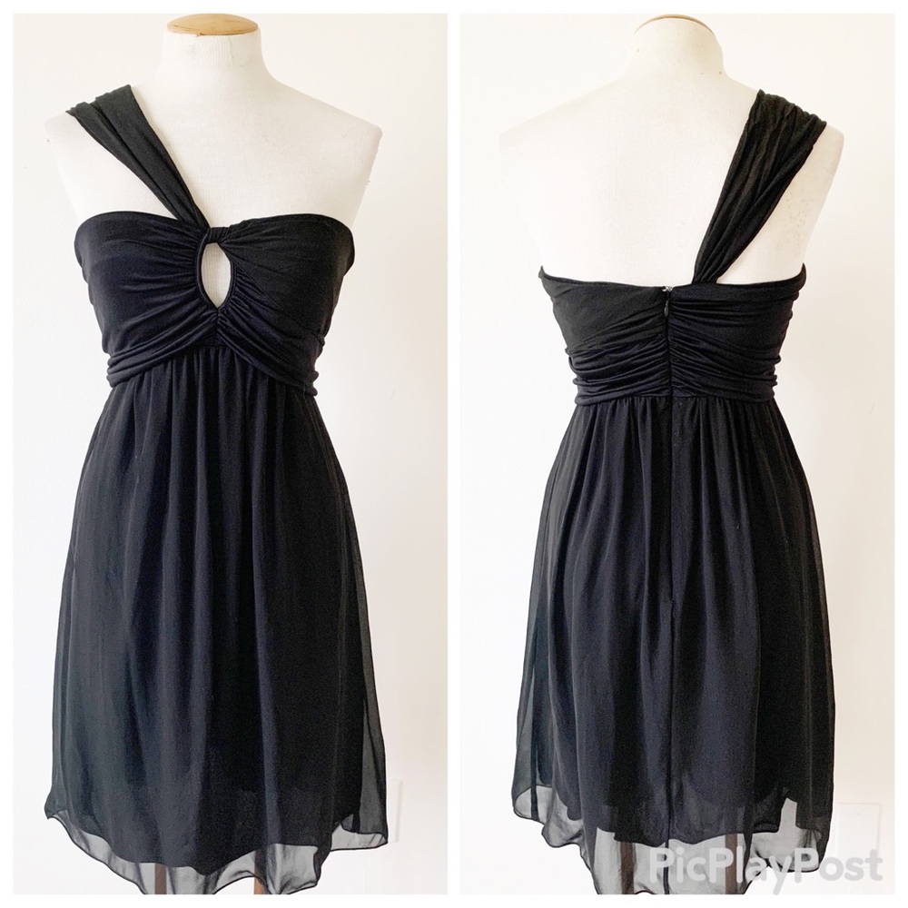 NWT MaxMara One Shoulder 100% Silk Dress